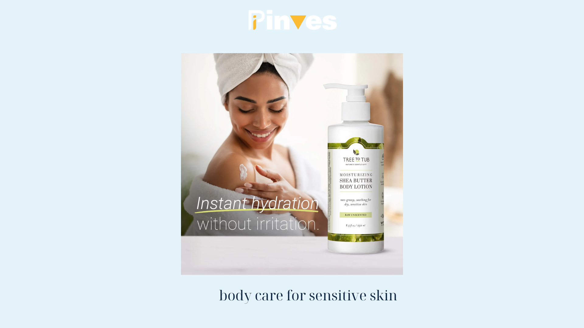 body care for sensitive skin