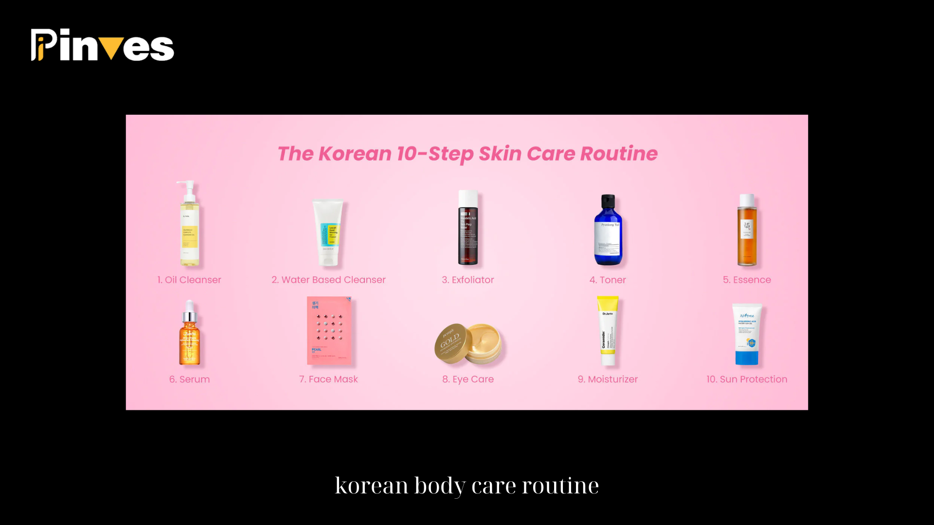Korean body care routine